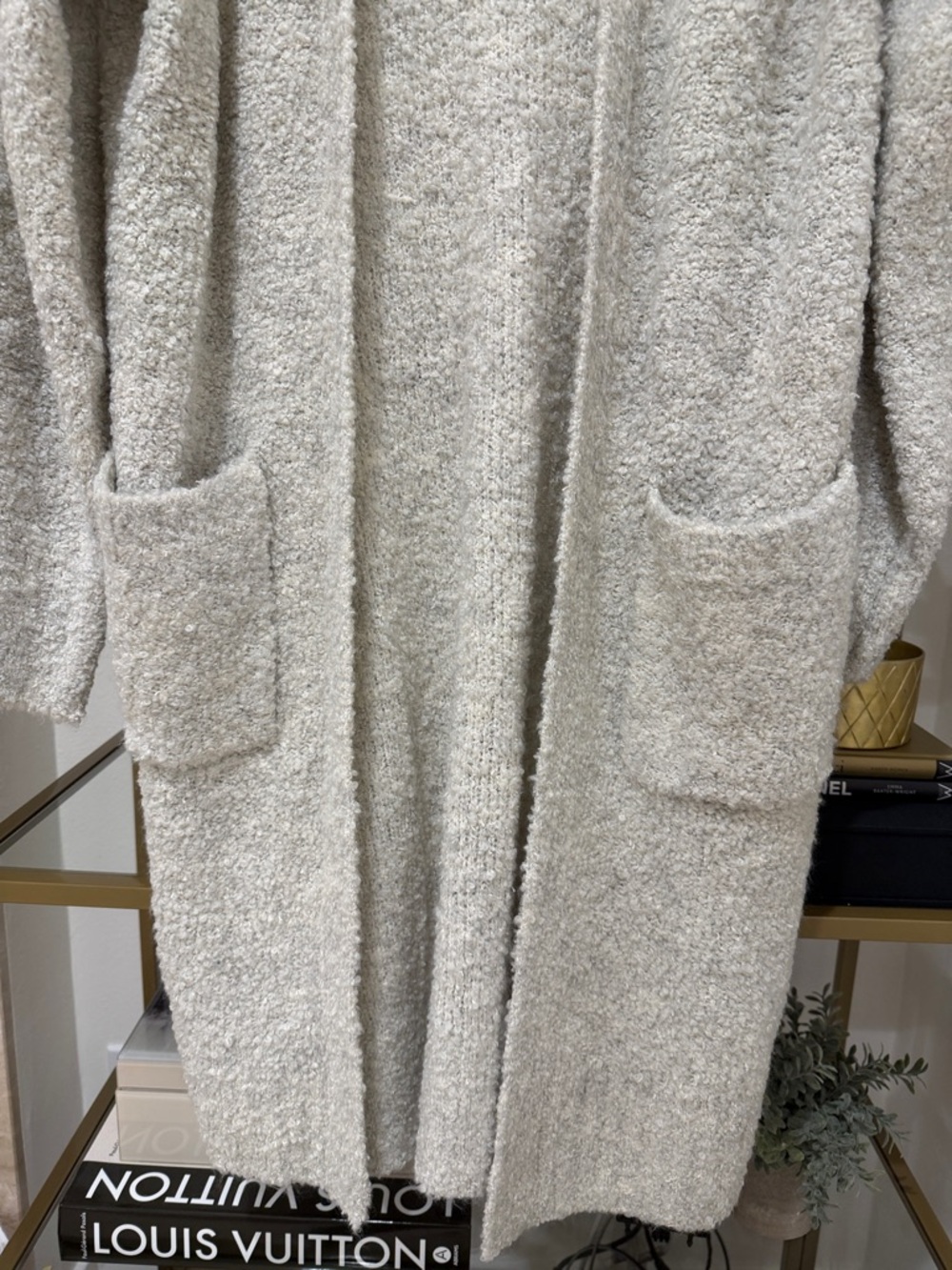 Cozy grey boulce cardigan - Picture 6 of 11